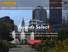 Tablet Screenshot of friends-select.org